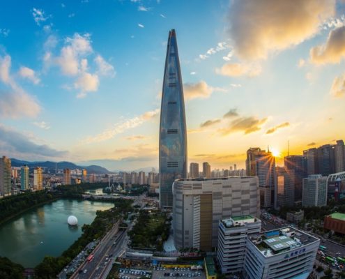 Panoramica di Seul - Mercato Sud Corea